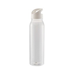 Trinkflasche Active Wave, 650 ml , RENEW, transparent/weiss