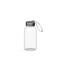 Trinkflasche Carve Pure, 500 ml, RENEW, transparent/silber