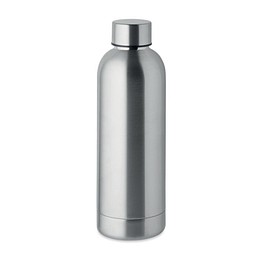 Trinkflasche Edelstahl 500 ml ATHENA, Mattsilber