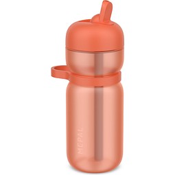 trinkflasche flip sport 600 ml - peach orange , orange