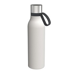 Trinkflasche RETUMBLER-myTOULON II 820, weiß, Ring anthrazit