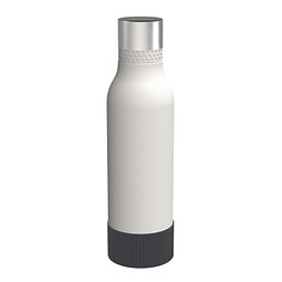 Trinkflasche RETUMBLER-myTOULON II 820, weiß, Sleeve anthrazit
