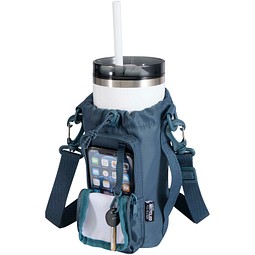 Trip Aware™ Recycelte Reisetasche für Flaschen 2 L, Hale Blue
