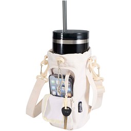 Trip Aware™ Recycelte Reisetasche für Flaschen 2 L, offwhite