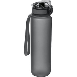Tritan-Trinkflasche, 1 l, anthrazit