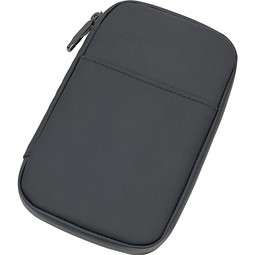TROIKA BLACK TECH TRAVELLER Kabel Organizer, schwarz