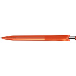 uma® BEAT transparent Druckkugelschreiber, orange