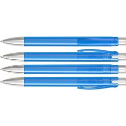 uma® CANDY transparent SI Druckkugelschreiber, hellblau