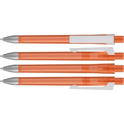 uma® CHECK frozen KG SI Druckkugelschreiber, orange