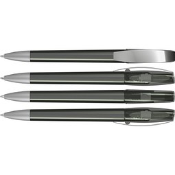 uma® CHILL C transparent SI Drehkugelschreiber, anthrazit