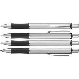 uma® COMMA Druckkugelschreiber, silber