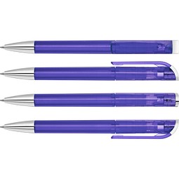 uma® EFFECT TOP transparent SI Drehkugelschreiber, dunkelviolett