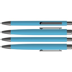 uma® ELLIPSE GUM Druckkugelschreiber, hellblau