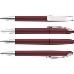 uma® ICON M SI GUM Drehkugelschreiber, aubergine