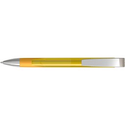 uma® LOOK grip transparent M SI Druckkugelschreiber, ocker