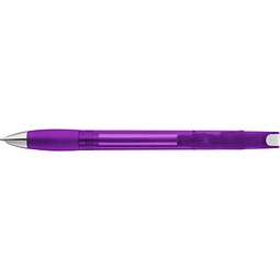 uma® MEMORY transparent SI Druckkugelschreiber, violett