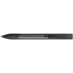 uma® OMEGA grip transparent Druckkugelschreiber, anthrazit