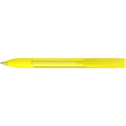 uma® OMEGA grip transparent Druckkugelschreiber, gelb
