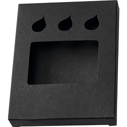 uma® PAPPFALTSCHACHTEL VERPACKUNG Etui, schwarz