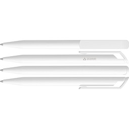 uma® POP RECY Drehkugelschreiber, weiss