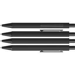 uma® PYRA M GUM Druckkugelschreiber, schwarz