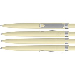 uma® RECYCLED PET PEN CORE F Druckkugelschreiber, beige