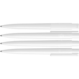 uma® RECYCLED PET PEN PRO F Druckkugelschreiber, weiss