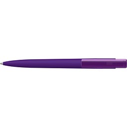 uma® RECYCLED PET PEN PRO K transparent GUM Druckkugelschreiber, dunkelviolett