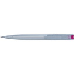 uma® RECYCLED PET PEN transparent SG Druckkugelschreiber, magenta