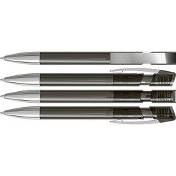 uma® SKY transparent M SI Druckkugelschreiber, anthrazit