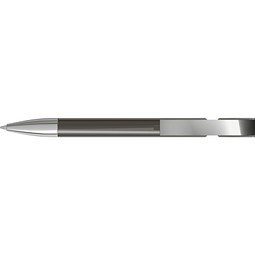 uma® SKY transparent M SI Druckkugelschreiber, anthrazit