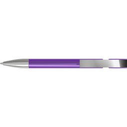 uma® SKY transparent M SI Druckkugelschreiber, violett