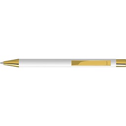 uma® STRAIGHT GO Druckkugelschreiber, weiss