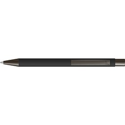 uma® STRAIGHT GUM RECY Druckkugelschreiber, schwarz