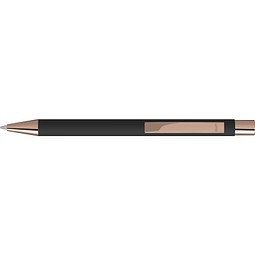 uma® STRAIGHT RO-GO GUM Druckkugelschreiber, schwarz