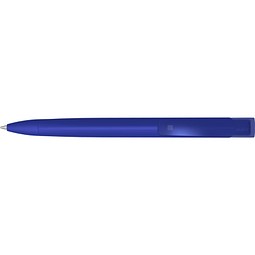 uma® TRINITY K transparent RECY Druckkugelschreiber, dunkelblau