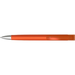 uma® TRINITY K transparent SI RECY Druckkugelschreiber, orange