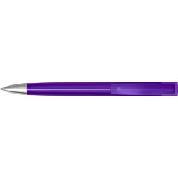 uma® TRINITY transparent SI Druckkugelschreiber, violett