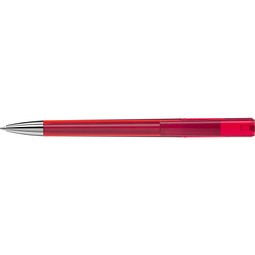 uma® ULTIMO transparent SI Drehkugelschreiber, rot