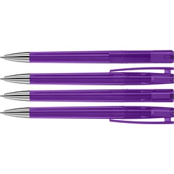 uma® ULTIMO transparent SI Drehkugelschreiber, violett