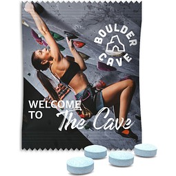 Upsters Koffeinbonbon Peppermint, 2,72 g, Folie transparent, inkl. Druck