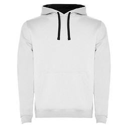 Urban Kapuzenpullover für Kinder, weiss, 3/4