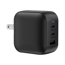 Urban Vitamin Santa Cruz 70W GAN-Ladegerät aus RCS rec. PC, schwarz