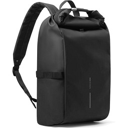 Urban wasserabweisender Fahrrad-Rucksack, schwarz, grau