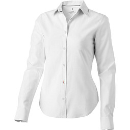 ELEVATE Damen Langarm Bluse Vaillant, weiß, M