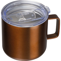 Vakuum Edelstahlbecher, metallic rosé