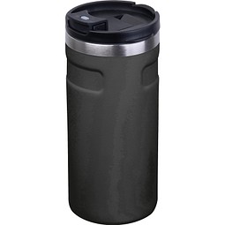 Vakuum Trinkbecher, 450ml SILVIO, schwarz