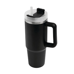 Vakuum-Trinkbecher DRINK DELUXE,schwarz