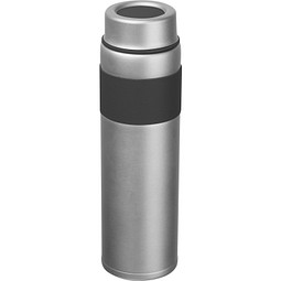 Vakuum Trinkflasche 600ml NICOLE, silbergrau