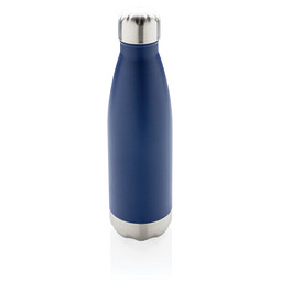XD COLLECTION Vakuumisolierte Stainless Steel Flasche, 500 ml, blau